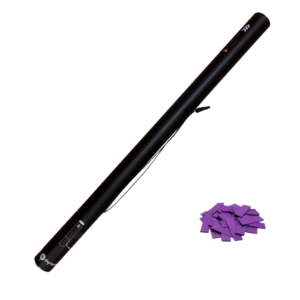 Cañón Eléctrico 80cm Confeti Morado