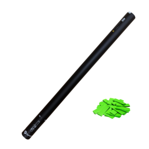 Cañón Manual 80cm Confeti Verde